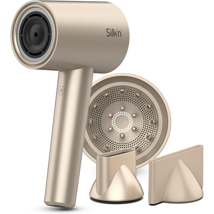 Фен Silk'n SilkyAir Pro з безщітковим мотором та іонізацією - преміум якість, колір шампань