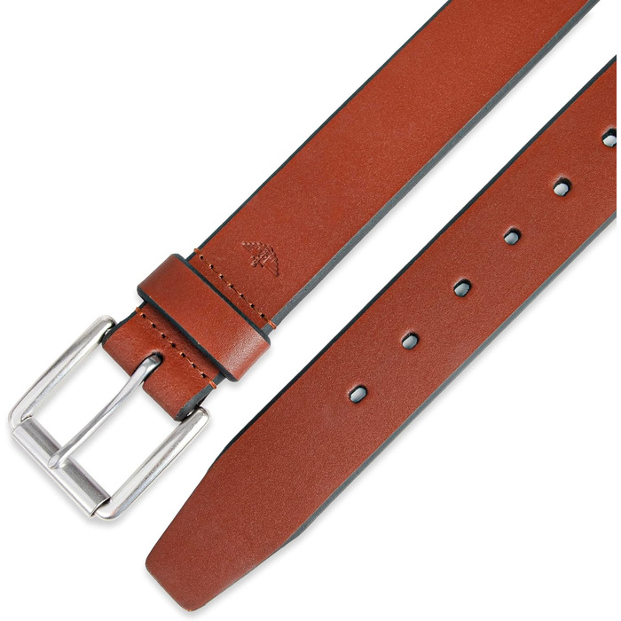 Чоловічий шкіряний ремінь Dockers з пряжкою, колір: бежевий