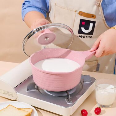 JEETEE 23-Piece Pink Cookware Set - Nonstick Granite Pots and Pans Set for Induction, Gas, Electric & Ceramic Stoves - Perfect Gift Set