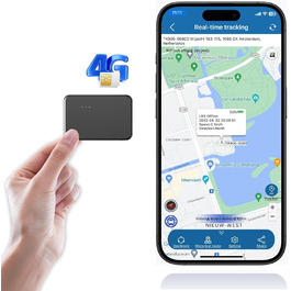 GPS-трекер TKMARS для авто без абонплати, 90 днів автономної роботи, оновлення позиції кожні 5 секунд, потужний магніт, водонепроникний, безкоштовний додаток, 5000 мА·год (TK903 4G 1500 мА·год)