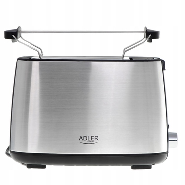 Тостер ADLER AD 3214, сріблястий/сірий, 900 Вт