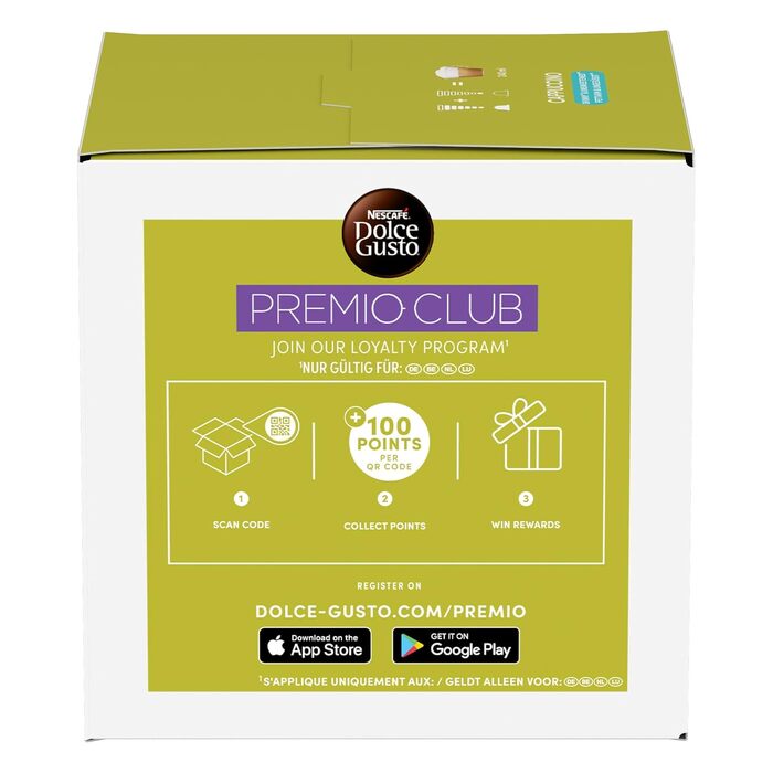 Кавові капсули NESCAFÉ Dolce Gusto Cappuccino, набір 3х16 шт (48 капсул)