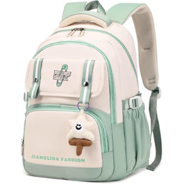 Дитячий рюкзак IvyH для дівчаток - стильний шкільний рюкзак, водонепроникний, великий, для 3-6 класів, фіолетовий