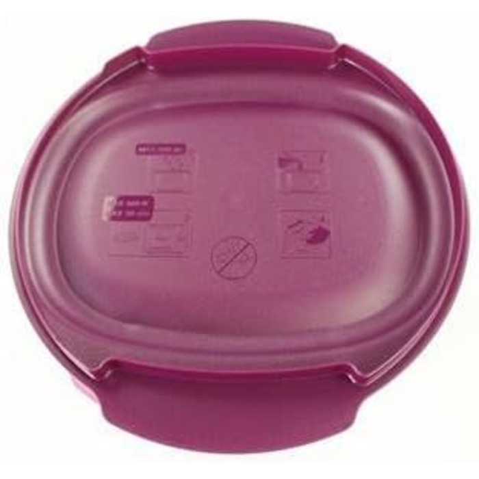 Контейнер для приготування пасти в мікрохвильовці Tupperware, 3 л, круглий, фіолетовий, Nudelkocher Pasta Maker