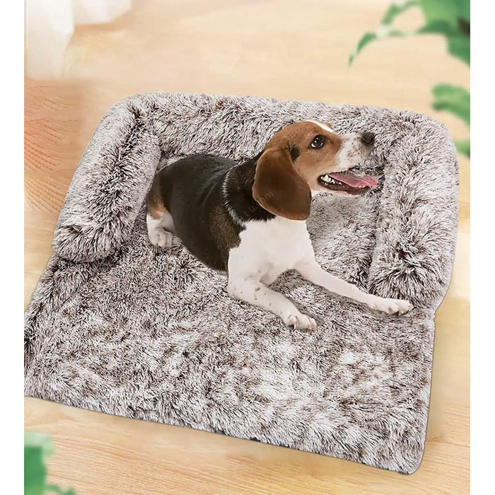 М'який лежак для собак та котів: лежанка-матрац для собак великих порід, водонепроникна підстилка, захист дивану, 76x76x15 см, темно-сірий