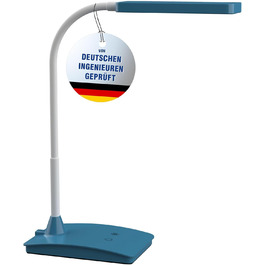 Стійлова лампа MAULpearly colour vario, LED, регулювання яскравості – потужне освітлення робочого місця, 3000-6500K, atlantic blue, 22W