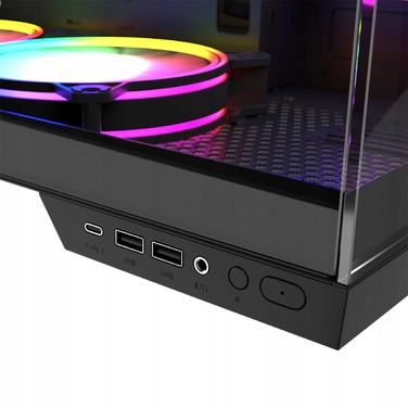 Ігровий корпус для ПК MODECOM VOLCANO PANORAMA ARGB 3F MIDI, сірий