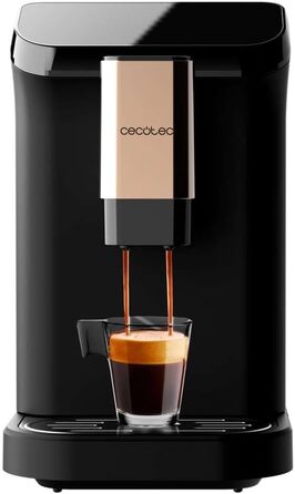 Автоматична кавомашина Cecotec Cremmaet Macchia Black Rose, 1350 Вт, 19 бар, з термоблоком і вбудованим млином, автоматичне очищення