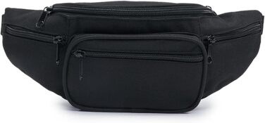 Чоловіча/жіноча поясна сумка Brandit Waistbeltbag чорного кольору, для фестивалів та повсякденного використання