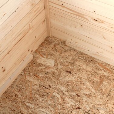 Будка для собак Outdoor маленьких порід – дерев'яна будка для собак, водостійкий дах 76 x 99 x H80 см, розмір S, Timbela M401-1 розмір M, 76x99xH80cm, натуральне дерево