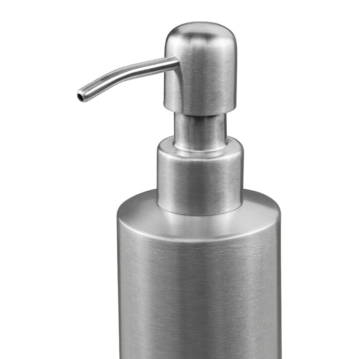 Relaxdays 4-piece Bathroom Set in Matte Silver