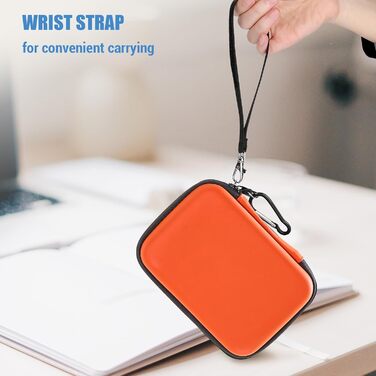 Чохол для зовнішнього жорсткого диска ProCase 2.5' (Seagate, Toshiba, WD, Samsung, UnionSine) - Оранжевий