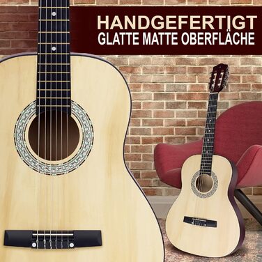 Акустична гітара Pyle для дітей та початківців, ½ розміру, комплект з чохлом, тюнером та медіатором, чорна