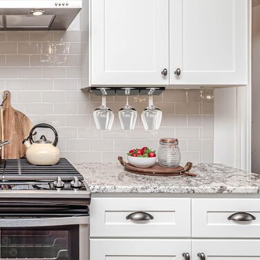 Тримач для келихів вина Vastsea (2 шт.), чорний - для дому, ресторану, бару