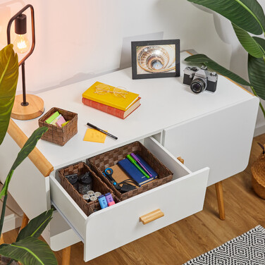 Relaxdays Storage Baskets, 4-Piece Set