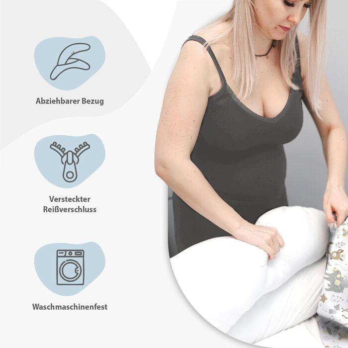 Подушка для сну та відпочинку Body Pillow (190 см) для дорослих, довга ортопедична подушка-валик