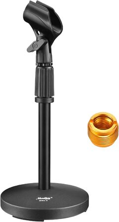 Підставка для мікрофона Moukey на стіл з кліпсою, регульована, 5/8