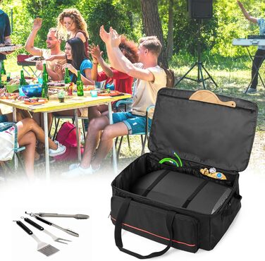 HODRANT Pizza Oven Carry Bag, Compatible With Ooni Koda 12 Gas Pizza Oven, Outdoor Cover With Shoulder Strap, Oven Accessory