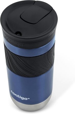 Contigo Byron Snapseal Stainless Steel Travel Mug - Leakproof, Insulated Coffee Cup - 590ml, BPA-Free