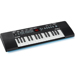 Alesis Melody 54 - Портативна клавіатура з 54 клавішами, вбудованими динаміками, 300 звуками, 300 ритмами, 40 демо-піснями, навчальними інструментами, мікрофоном та підставкою для нот (32 клавіші)