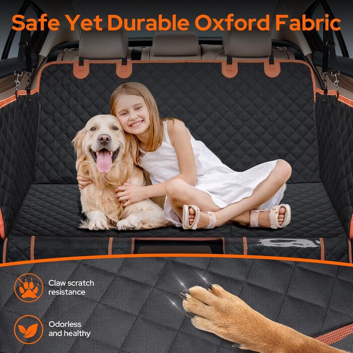 Водонепроникний килимок для собак у багажник авто, універсальний, з металевим кліпом