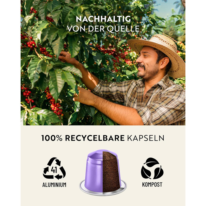 Капсули кави ROSSO CAFFÈ Nespresso 'Extra Dark', 120 шт. - 3 преміум-суміші, сумісні з Nespresso