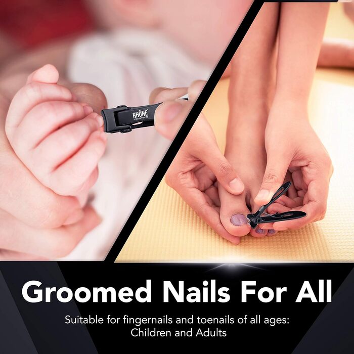 Кусачки для нігтів Rhône Instruments Nagelknipser 420J2 хірургічна сталь (Японія), широкі губки, для товстих нігтів, професійні манікюрні