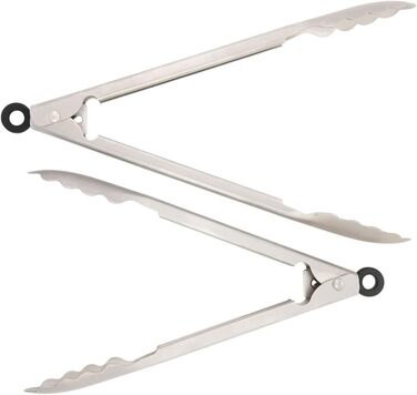 KitchenAid Universal Kitchen Tongs, Stainless Steel, 2-Piece