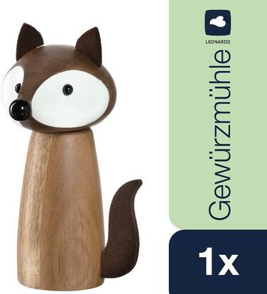 Млинок для спецій дерев'яний LEONARDO HOME 018698, коричневий, Fuchs