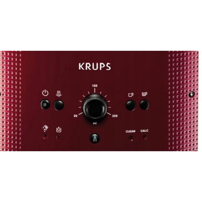Автоматична кавомашина Krups EA8107, 1450 Вт, червона