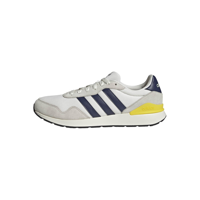 Кросівки Adidas Run 60s 4.0 для чоловіків (45 1/3 EU, білий, темно-синій, off-white)