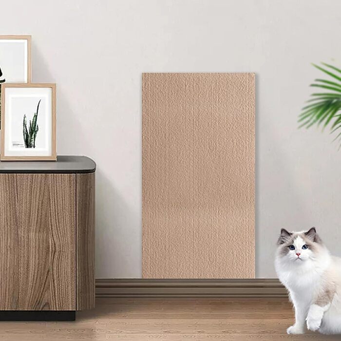 Ліжко для котів на батарею, лежанка для котів, гамак для котів, тепле ліжко для котів з плюшевим покриттям, складне ліжко-гамак для котів, сірий колір, 45x30 см (3 шт. в наборі, килимок для дряпання хакі)