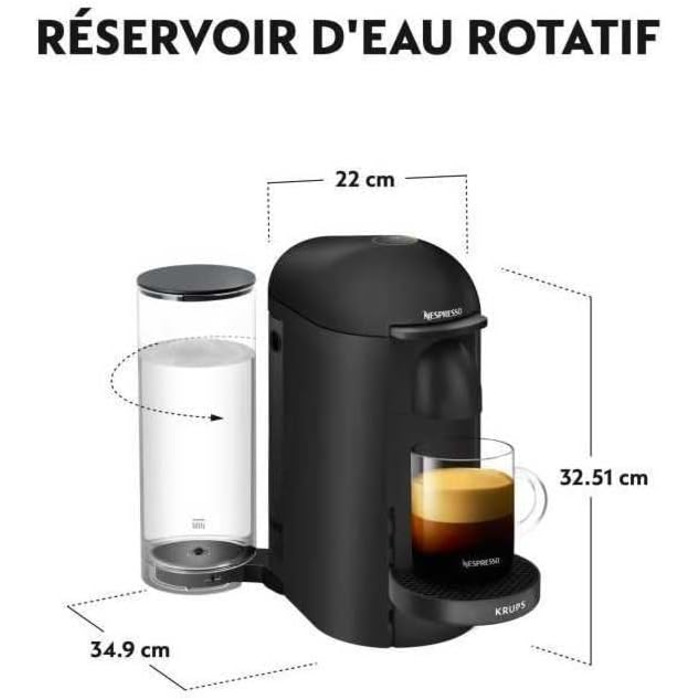 Кавомашина Nespresso Krups Vertuo YY2778FD, Titan Noir Mat – для еспресо та кави