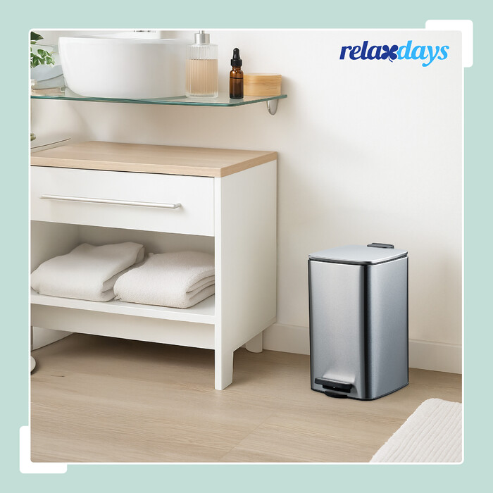 Relaxdays Square Cosmetic Container 8 Liters