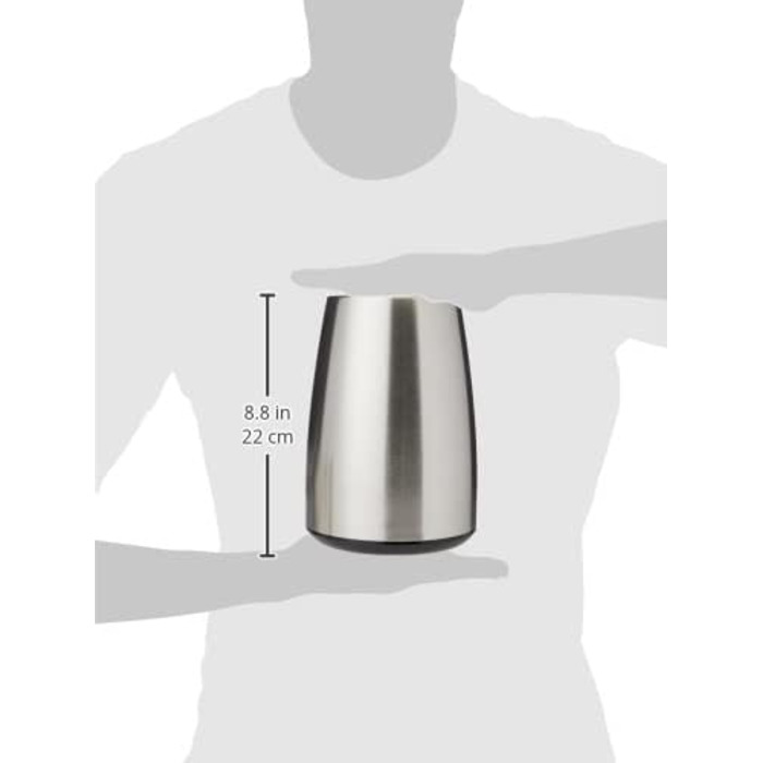 Vacu Vin 3649360 Active Wine Cooler Elegant, Stainless Steel, 208(h) x 155(dia)mm.