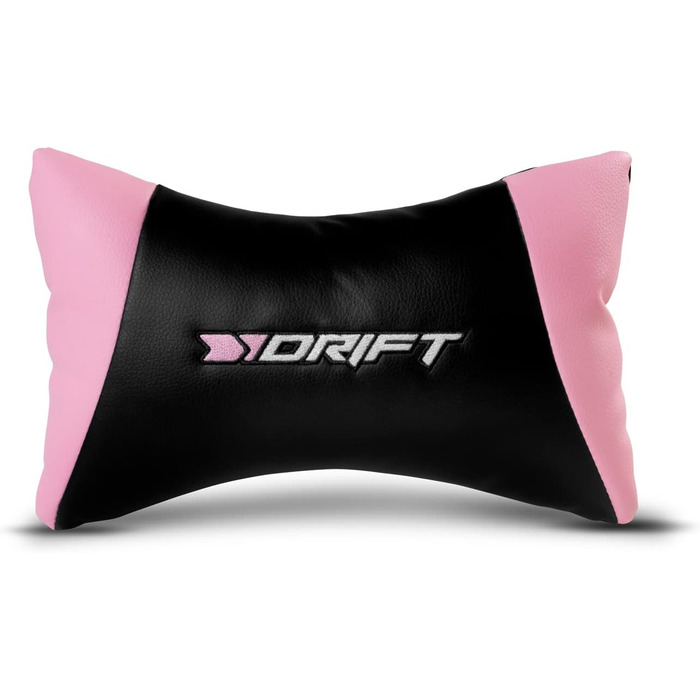 Ігрове крісло DRIFT DR175PINK, екошкіра, 2D-підлокітники, клас 4, рожево-чорне