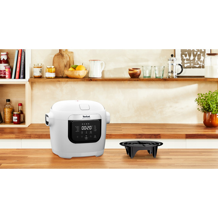 Мультиварка-рисоварка Tefal Basic MY700B, 6 л, 10 програм, електрична каструля