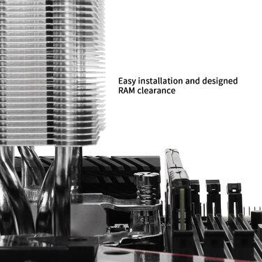 Thermalright Assassin X 120 SE - Кулер для CPU з 4 Heatpipes, тихий вентилятор TL-C12C PWM, сумісний з AM4/AM5/Intel LGA1150/1151/1200/1700/1851