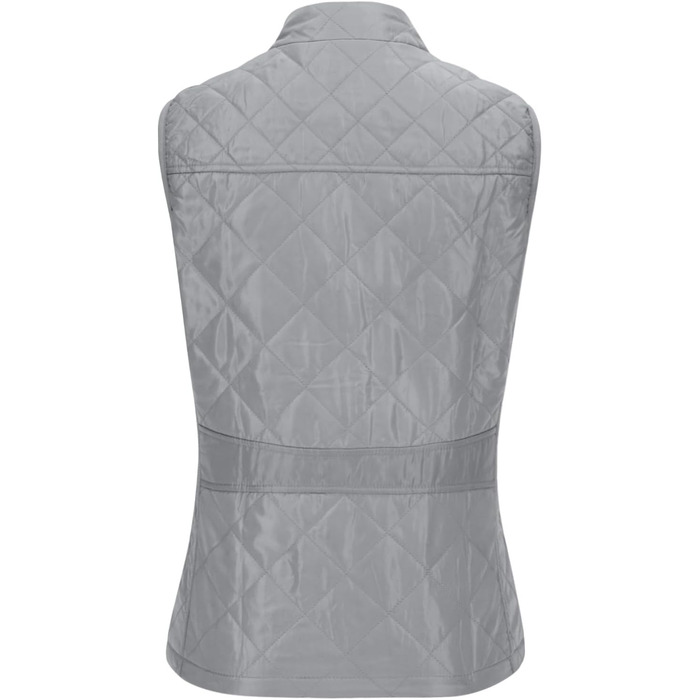 Жіноча тепла жилетка Steppweste, легка, з утеплювачем, вітро- та водонепроникна, з капюшоном, для активного відпочинку, сіра, розмір S