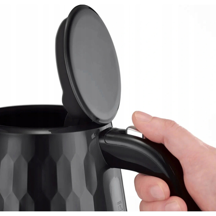 Електричний чайник Russell Hobbs Honeycomb, 2400 Вт, 1,7 л, чорний