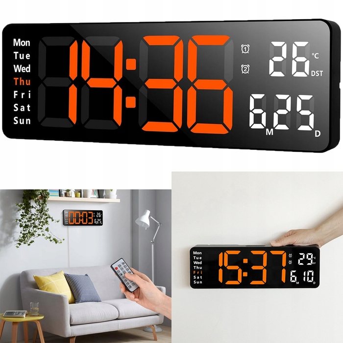 Цифровий LED годинник 13