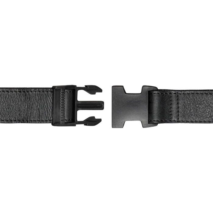 STILORD 'Pino' Елегантна поясна/грудна сумка з натуральної шкіри для жінок та чоловіків, чорна. Компактна сумка-рюкзак, вінтажний стиль.