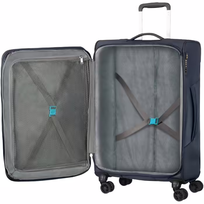 American Tourister Summerfunk suitcase, 79 cm, 119 liters, black (Spinner M EXP (67.5 cm - 71.5/77L), Spinner M Exp (67.5 Cm - 71.5/77l))