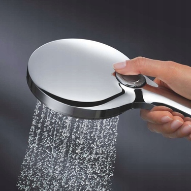 Душова лійка Grohe Rainshower кругла, біла, 3-функціональна