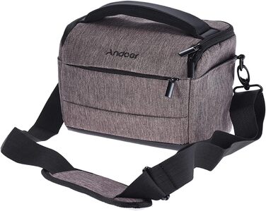 Сумка для камери Andoer: для Canon, Nikon, Sony, Fujifilm, Olympus, Panasonic (1 камера + 2 об'єктиви + аксесуари)