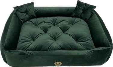 Ортопедичне собаче ліжко Dogs4Life Velours XXL (135x100 см) | Для великих собак | З водонепроникним покриттям | Зручне собаче ліжко | Зручне та миється | Для дому та вулиці