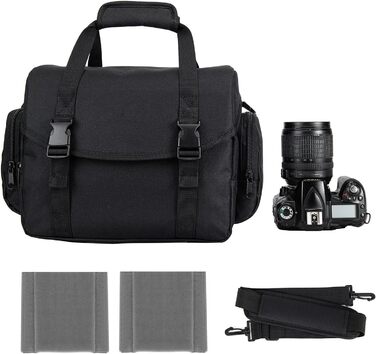 Чоловіча/Жіноча фотосумка XSY для DSLR Canon, Nikon, Sony - чорна