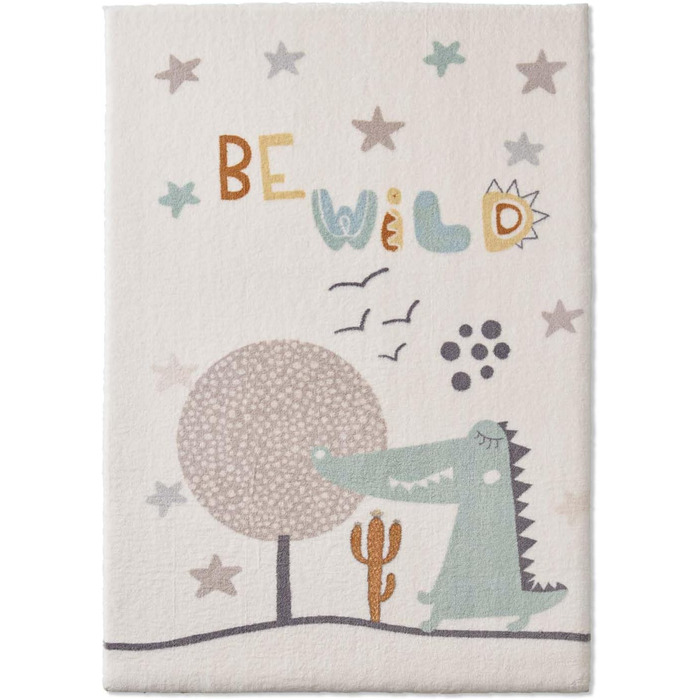 Taracarpet Rug for Children's Room, Kids' Rug and Teen Room Rug - Soft, Cozy, and Soft in Various Designs - Wild Dino 160x230 cm
