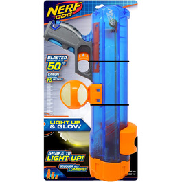 Іграшка для собак NERF Dog Бластер для тенісних м'ячів, прозорий, 50 см, з 1 м'ячем