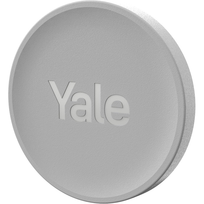 Розумний дверний замок Yale Dot, сріблястий, безключовий доступ через смартфон, віддалене (роз)блокування, сумісний з Yale Linus Smart Lock L2, керування через Yale Home App